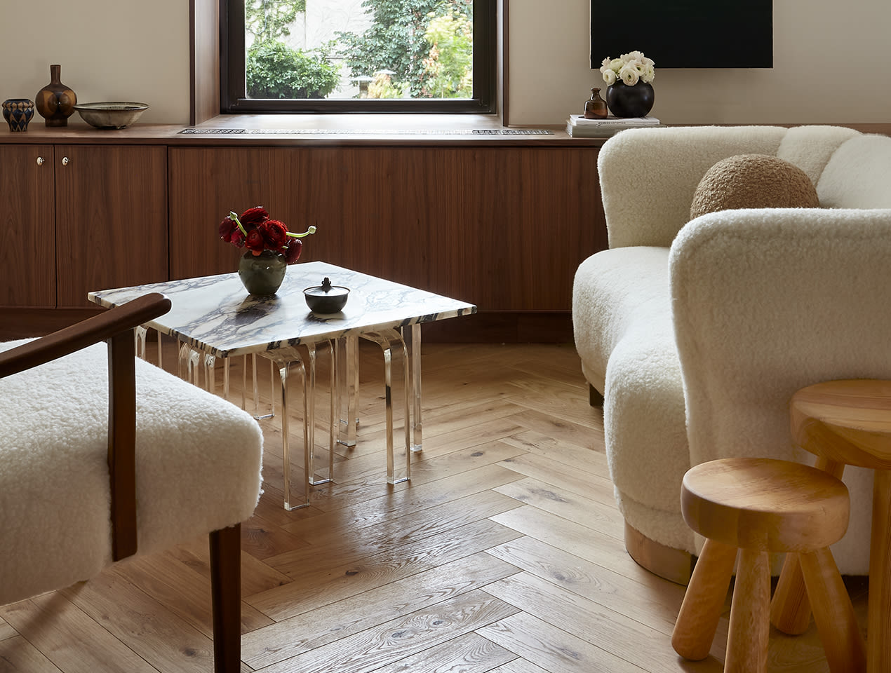 honey colored floors